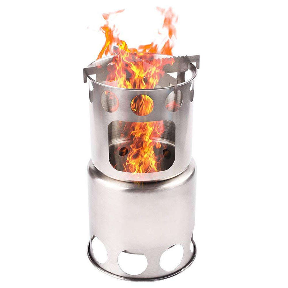 Portable Stainless Steel Wood Burning Stove